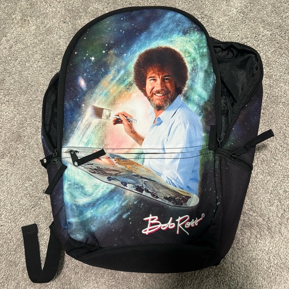 Bob Ross backpack